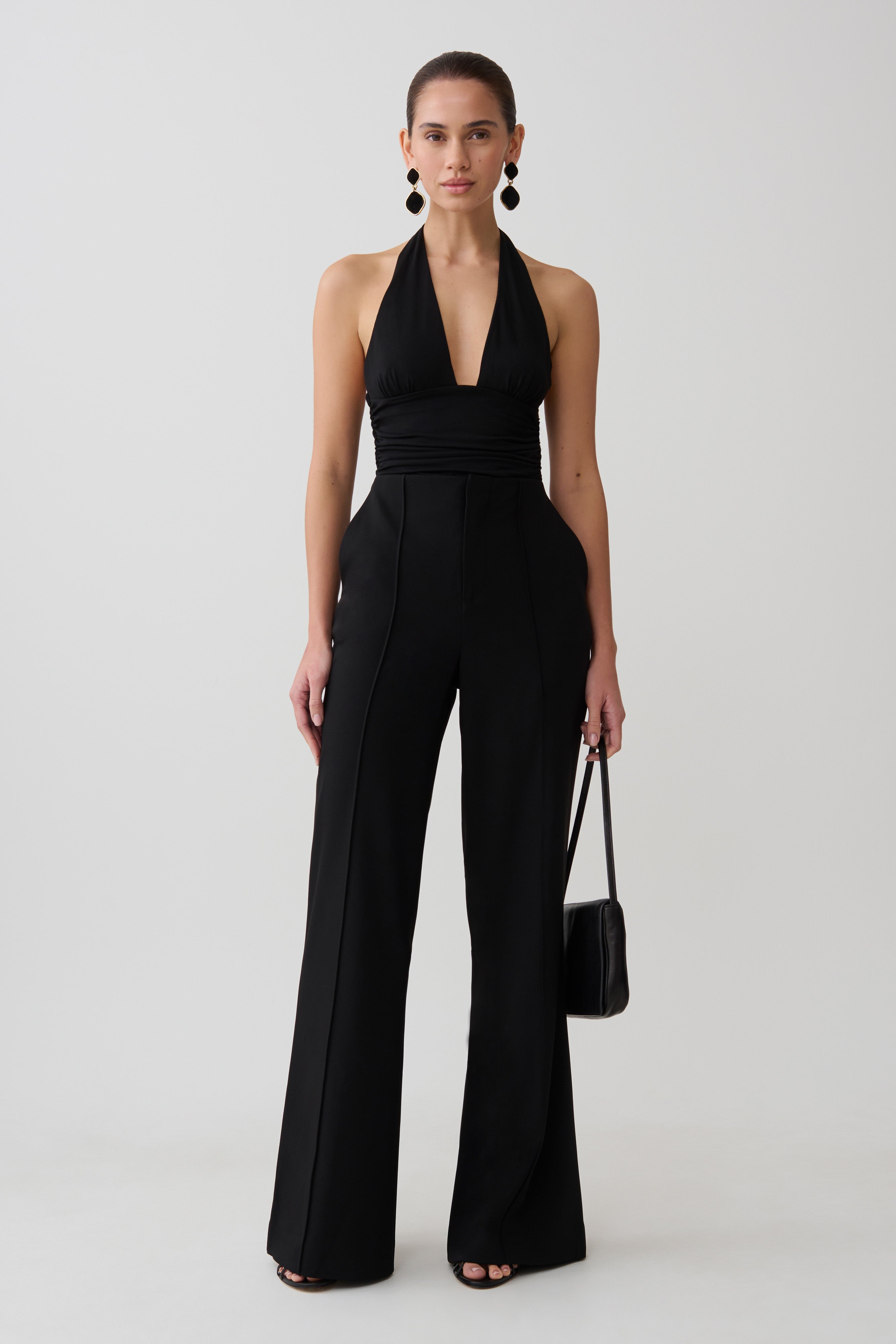 Eden High Waisted Suiting Pants in Black – Chic&Drifts