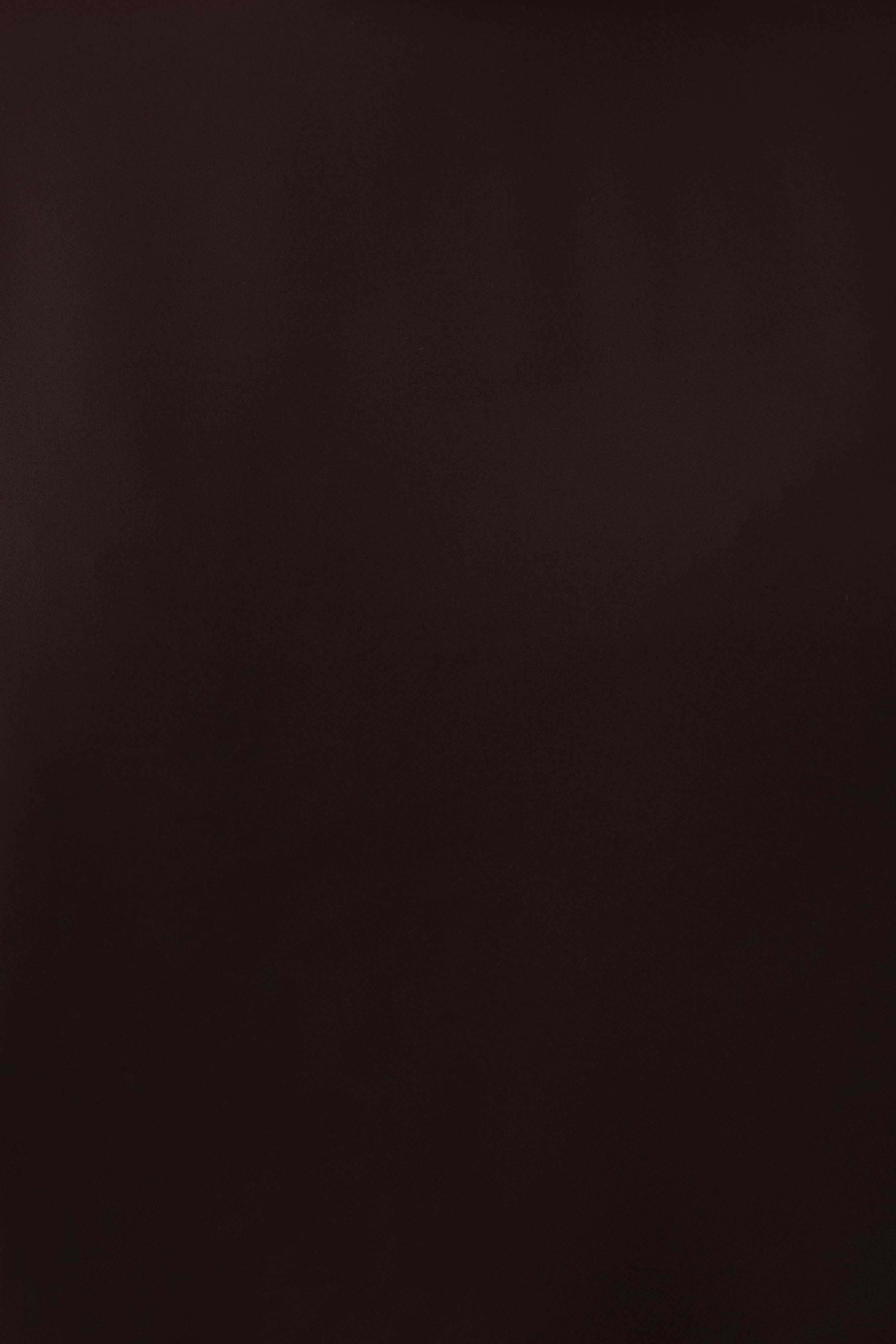 Harlyn Shoulder Pad Short Sleeve Satin Top in Dark Chocolate – Chic&Drifts