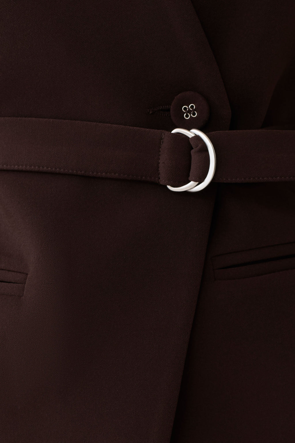 Darcie Drop Shoulder Suiting Blazer in Dark Chocolate – Chic&Drifts