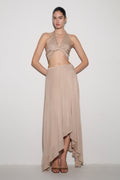 Nola Lurex Maxi Skirt in Gold – Chic&Drifts
