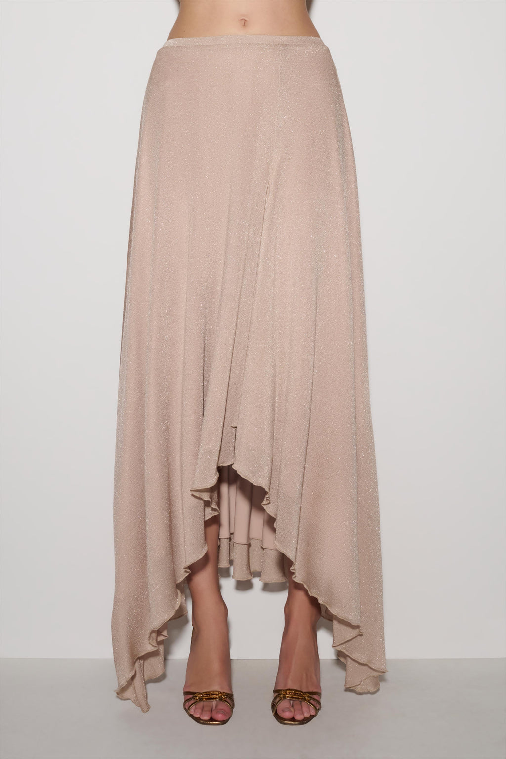 Nola Lurex Maxi Skirt in Gold – Chic&Drifts