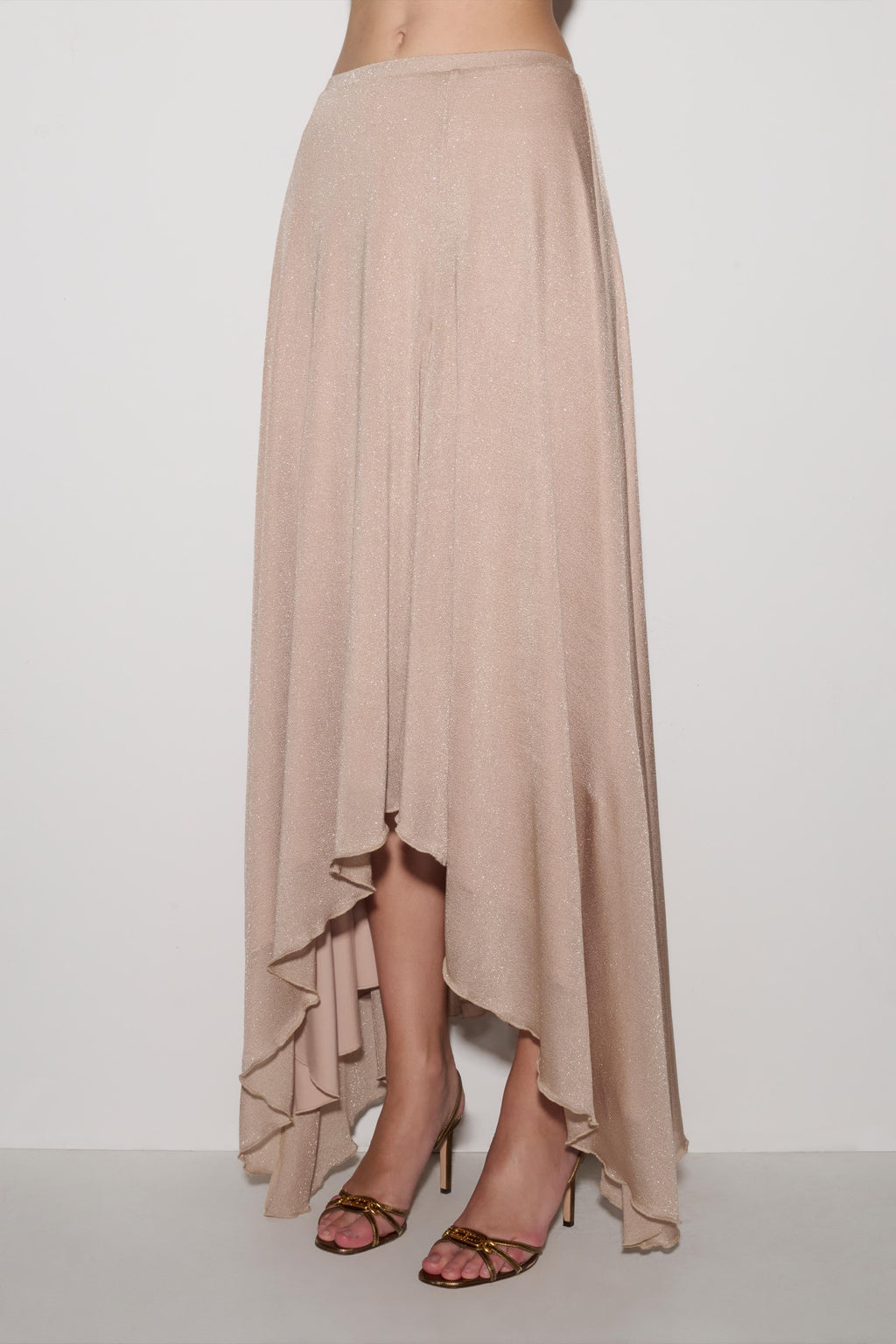 Nola Lurex Maxi Skirt in Gold – Chic&Drifts