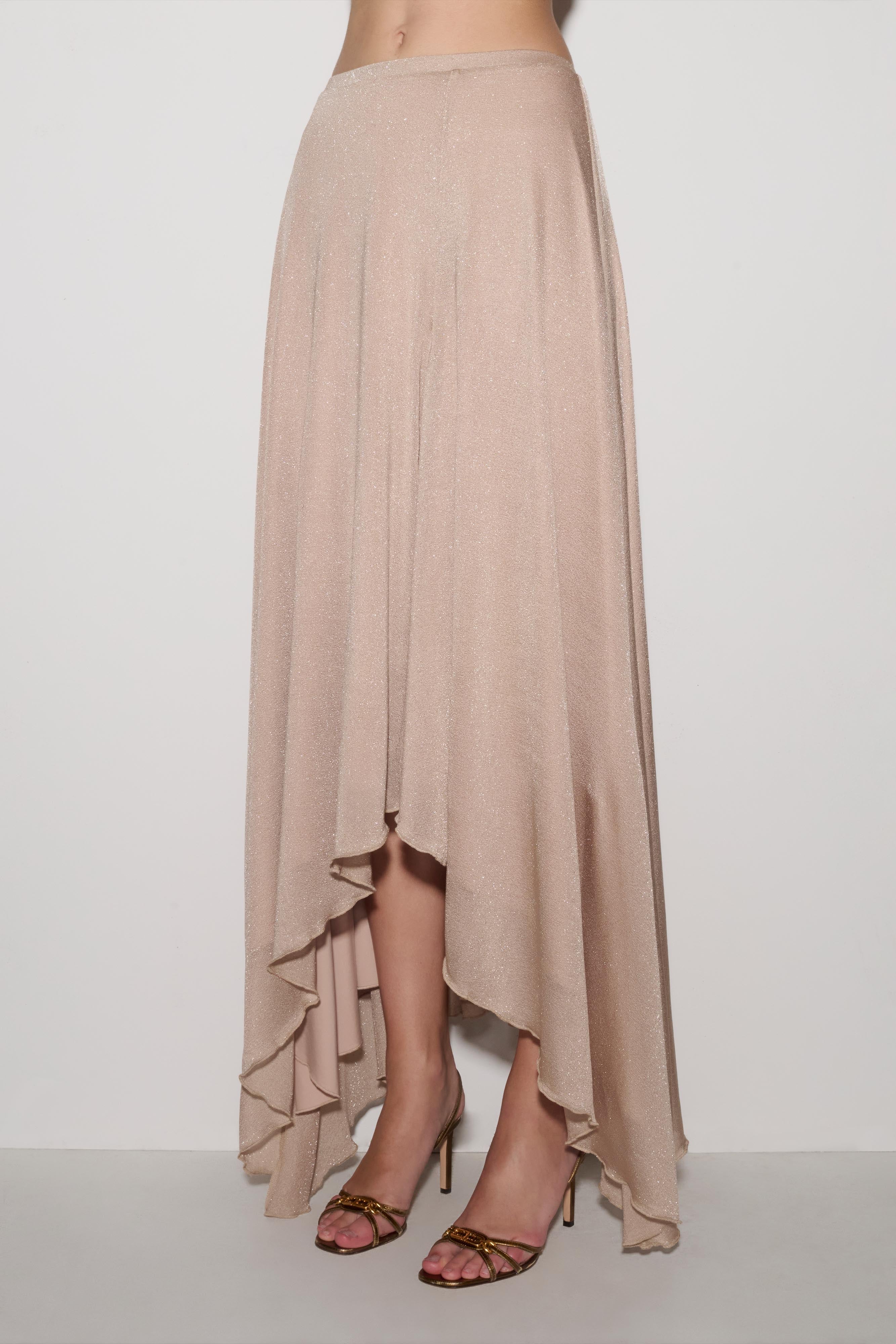 Nola Lurex Maxi Skirt in Gold – Chic&Drifts