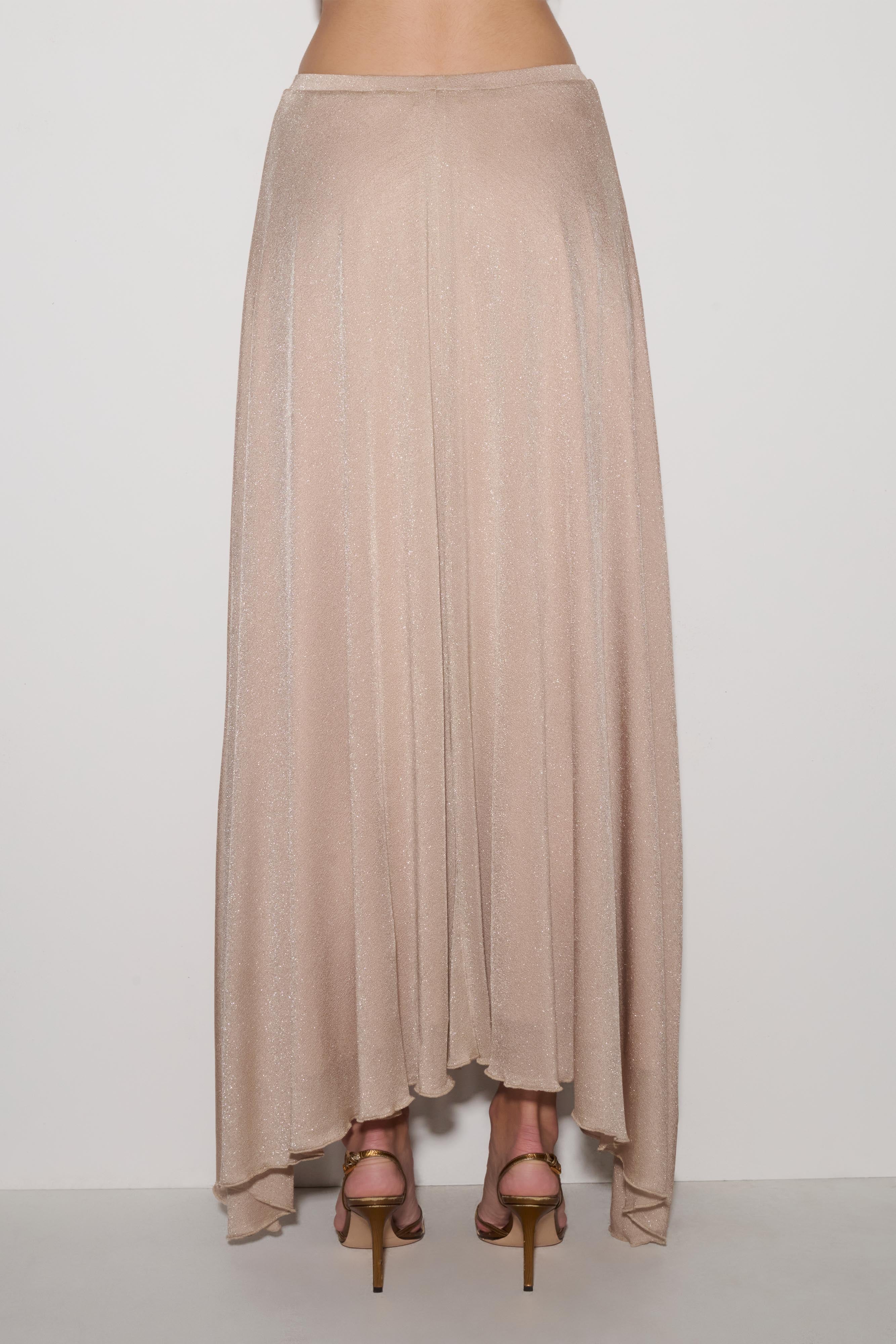 Nola Lurex Maxi Skirt in Gold – Chic&Drifts