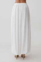 Banks Bubble Hem Midi Skirt in White – Chic&Drifts