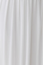 Banks Bubble Hem Midi Skirt in White – Chic&Drifts