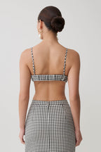 Amelie Tweed Bralette in Houndstooth – Chic&Drifts