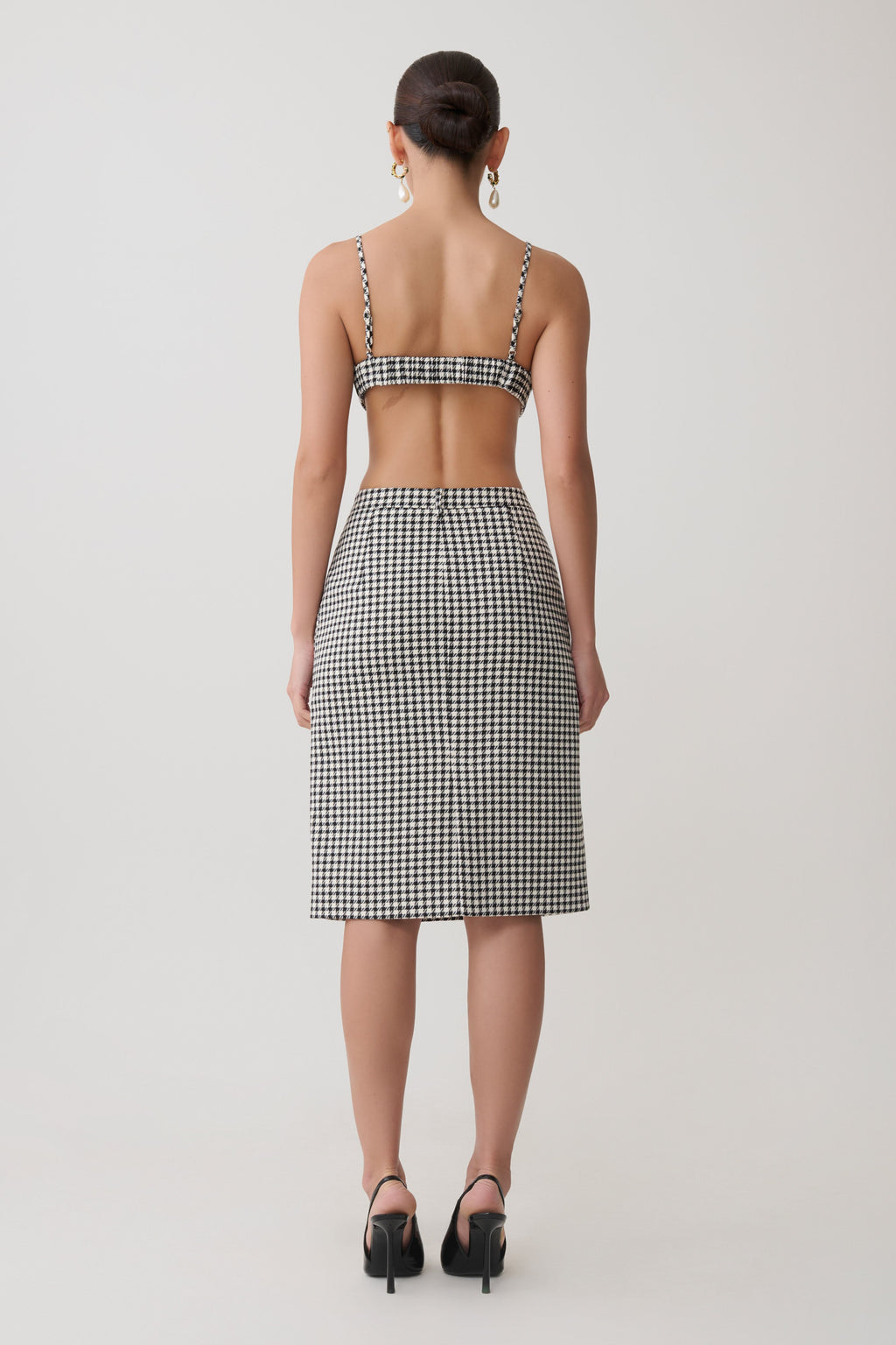 Amelie Tweed Bralette in Houndstooth – Chic&Drifts