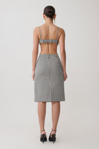 Amelie Tweed Bralette in Houndstooth – Chic&Drifts