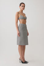 Amelie Tweed Bralette in Houndstooth – Chic&Drifts