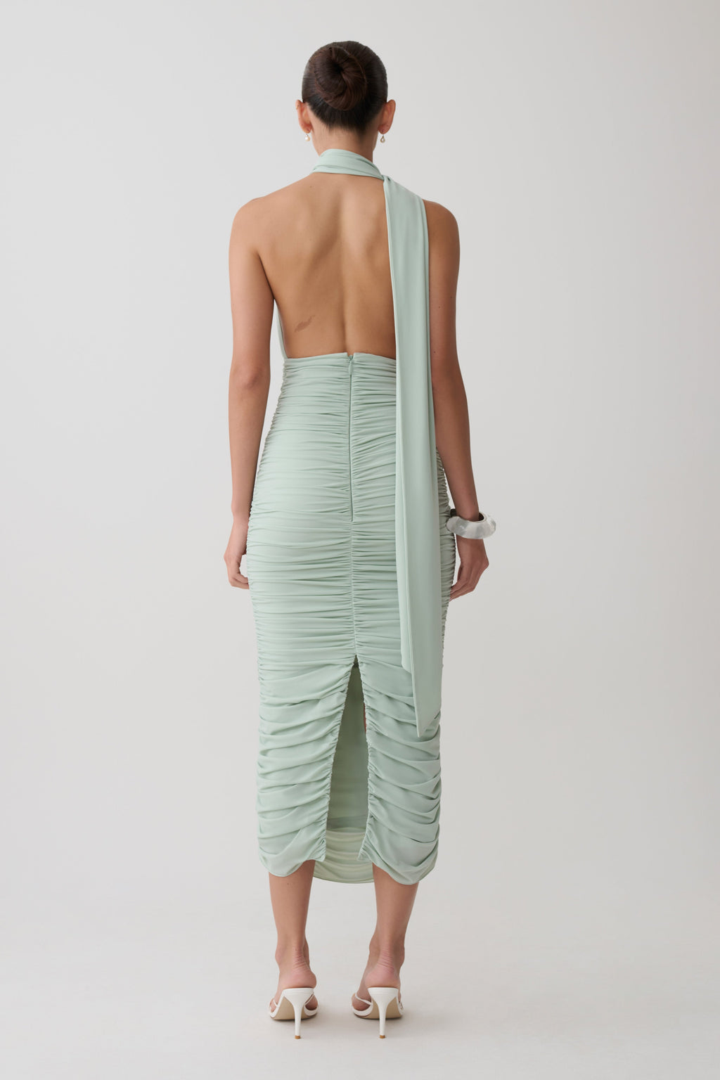 Giannie Draped Midi Dress
