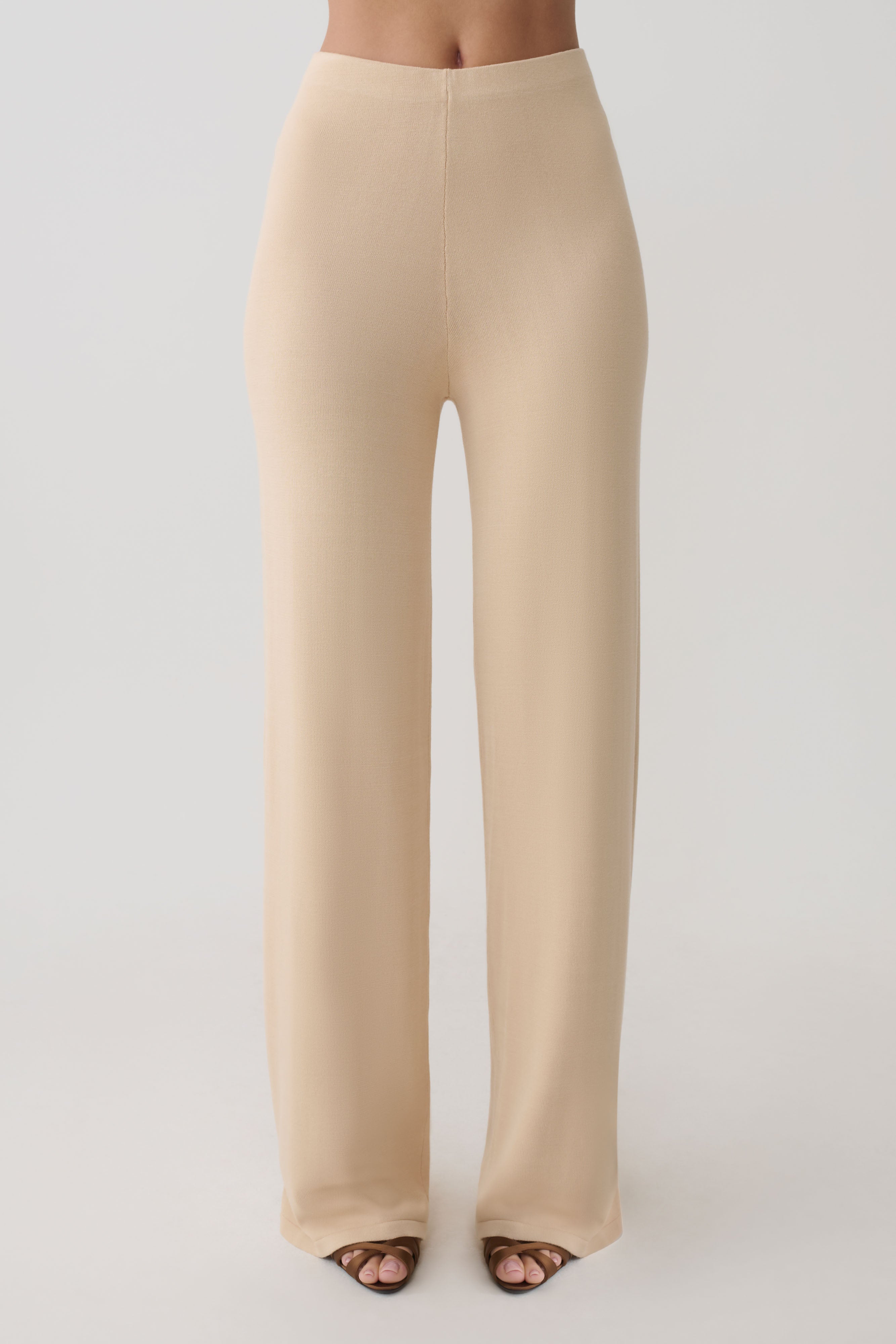 Tula Knit Pants in Natural – Chic&Drifts