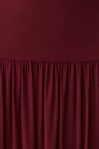 Zsela High Neck Modal Maxi Dress in Wine – Chic&Drifts