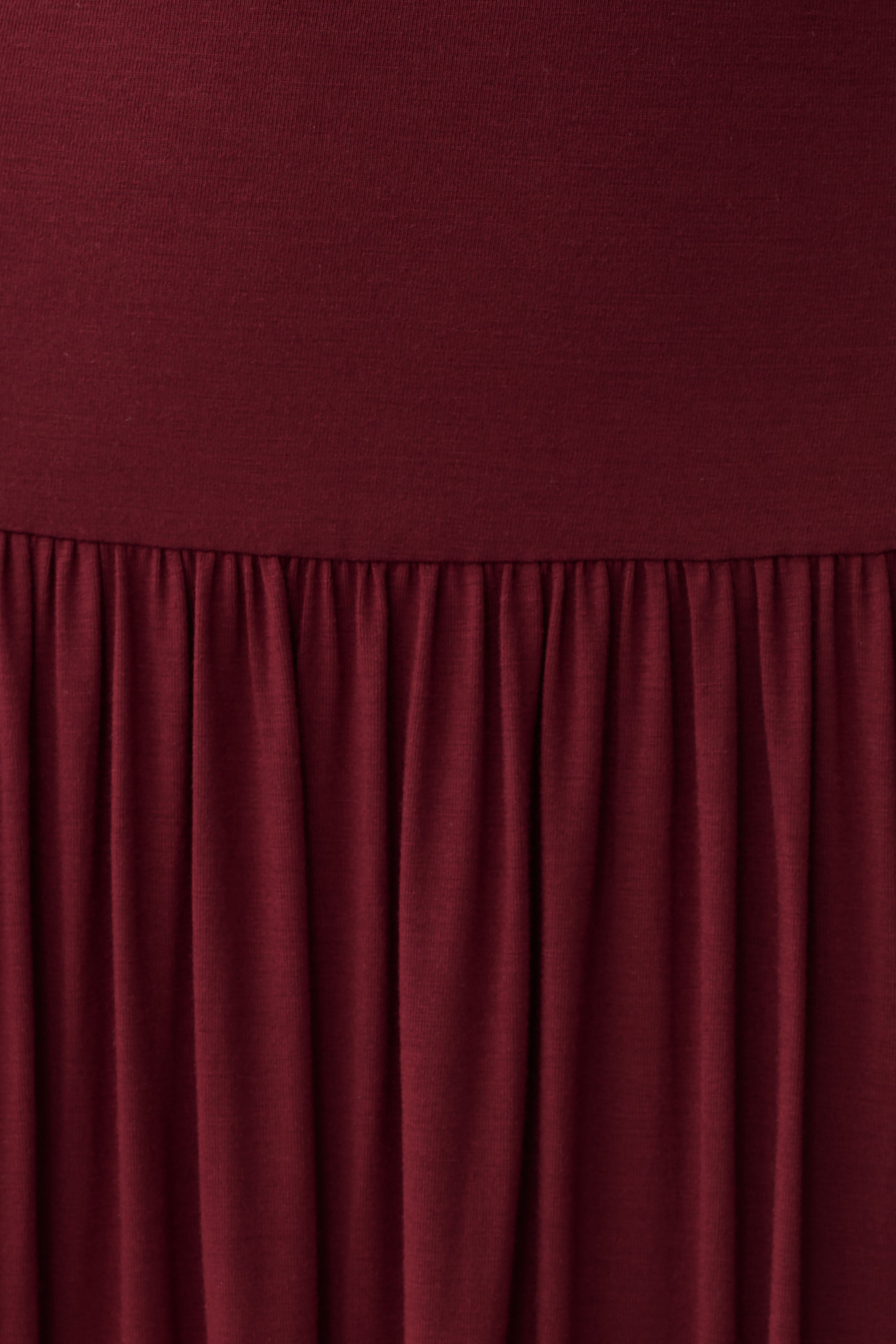 Zsela High Neck Modal Maxi Dress in Wine – Chic&Drifts