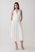 Krish Hankie Halter Midi Dress