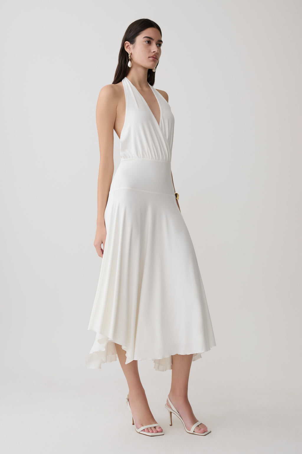 Krish Hankie Halter Midi Dress