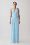 Valentina Chiffon Halter Maxi Dress