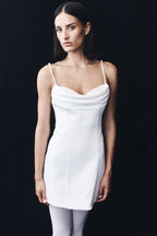 Liliane Suiting Mini Dress in Ivory – Chic&Drifts