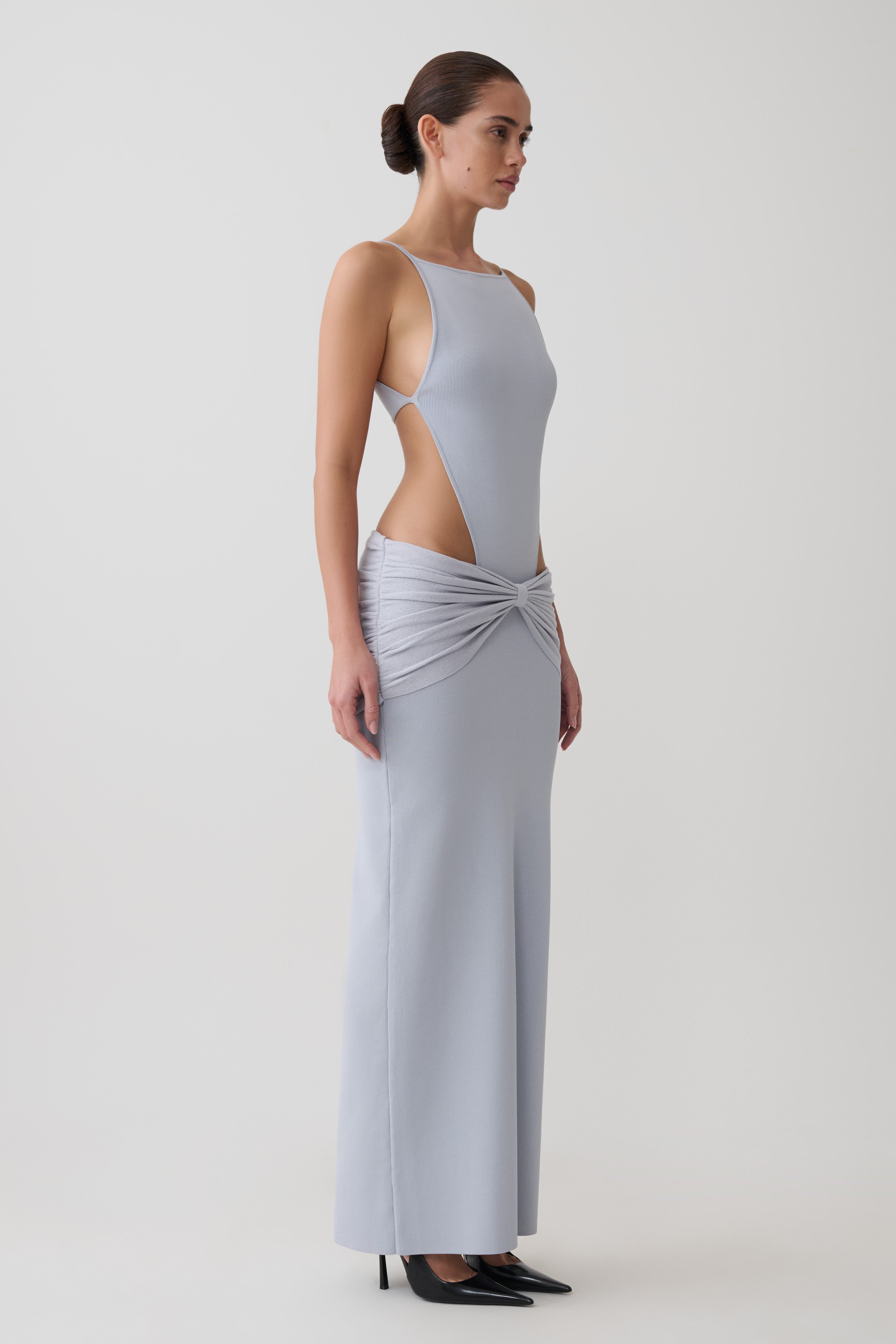 Nathaelie Sleeveless Maxi Dress in Sky Blue – Chic&Drifts