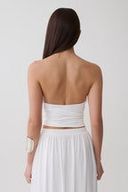 Banks Halter Neck Top With Hardware in White – Chic&Drifts