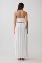 Banks Halter Neck Top With Hardware in White – Chic&Drifts