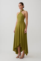 Bambi Dry Jersey Maxi Skirt in Martini Olive – Chic&Drifts