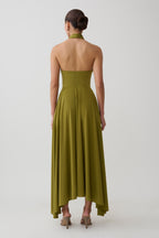 Bambi Dry Jersey Maxi Skirt in Martini Olive – Chic&Drifts