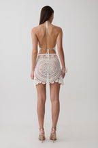 Marvin Crochet Halter Top in Ivory – Chic&Drifts