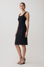 Ismay Square Neck Tank in Black – Chic&Drifts