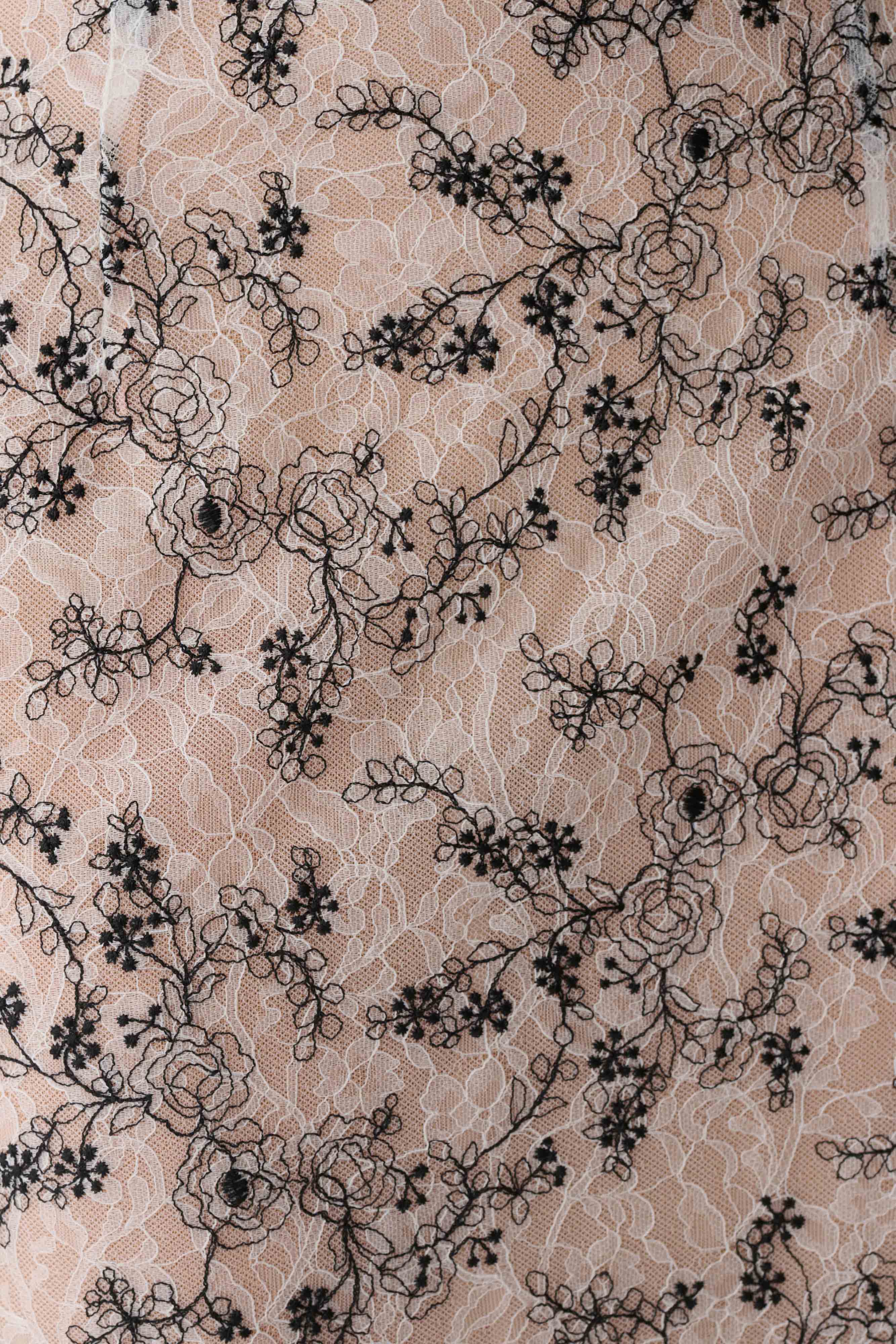 Kimberly Lace Pencil Midi Skirt