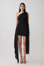 Asher Mini Dress in Black – Chic&Drifts