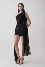 Asher Mini Dress in Black – Chic&Drifts