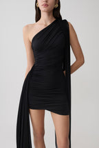 Asher Mini Dress in Black – Chic&Drifts