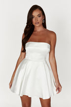 Eileen Mini Dress in White – Chic&Drifts