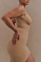 Jocelyn Backless Shapewear Mini Dress in Beige – Chic&Drifts