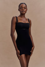 Jocelyn Backless Shapewear Mini Dress in Black – Chic&Drifts