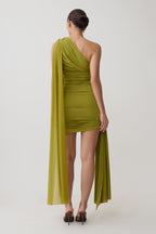 Asher Mini Dress in Olive – Chic&Drifts