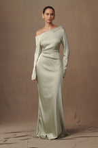 Avery Long Sleeve Maxi Dress in Sage – Chic&Drifts