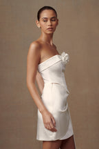 Margot Strapless Rose Corset in White – Chic&Drifts