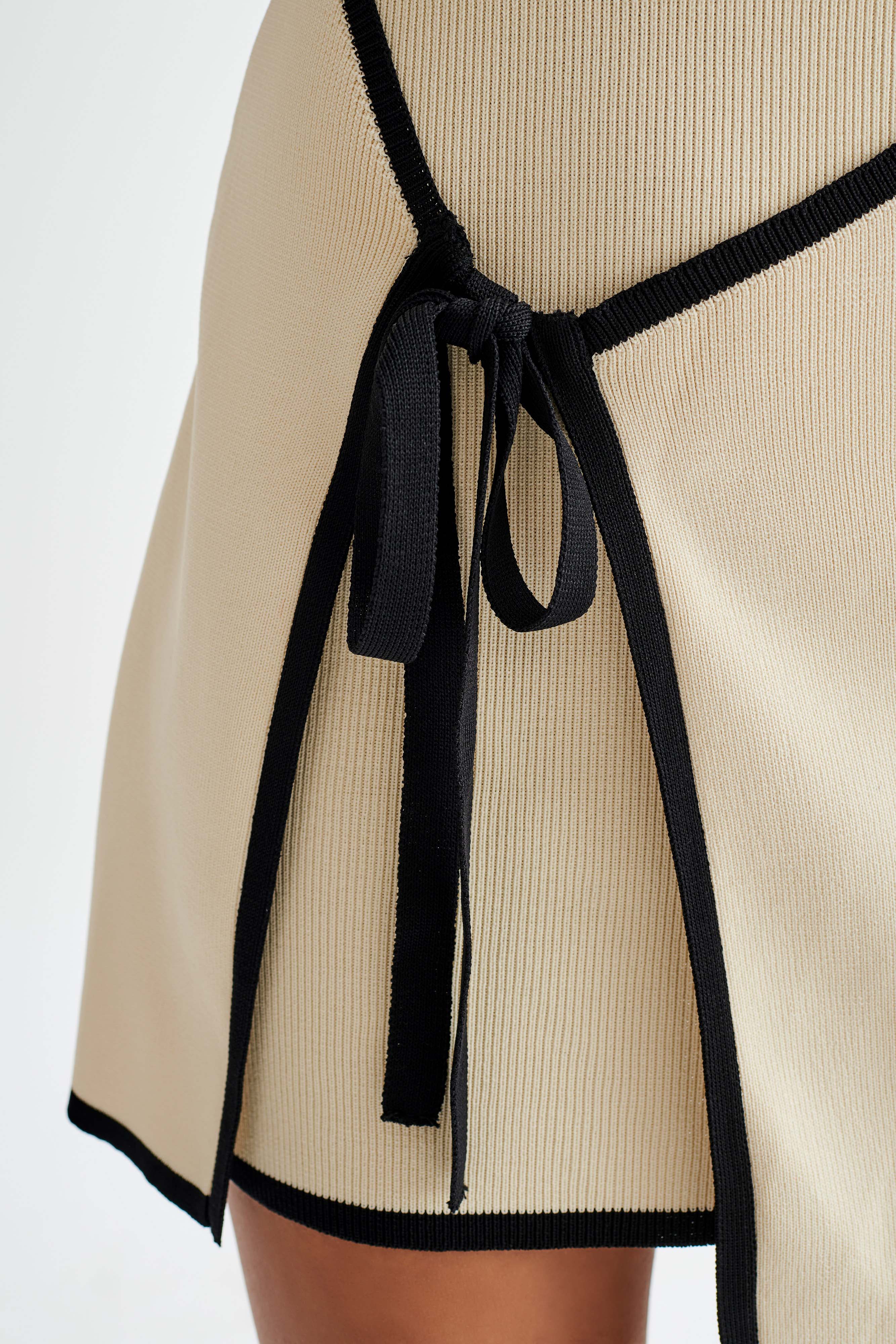 Rian Strapless Knit Mini Dress in Cream – Chic&Drifts