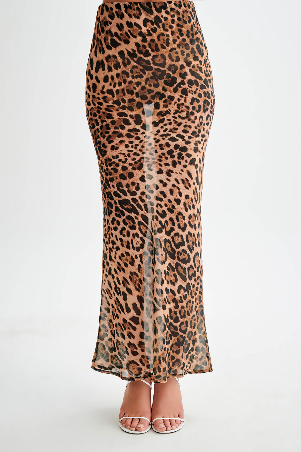 Yvonne Chiffon Maxi Skirt in Leopard Print – Chic&Drifts