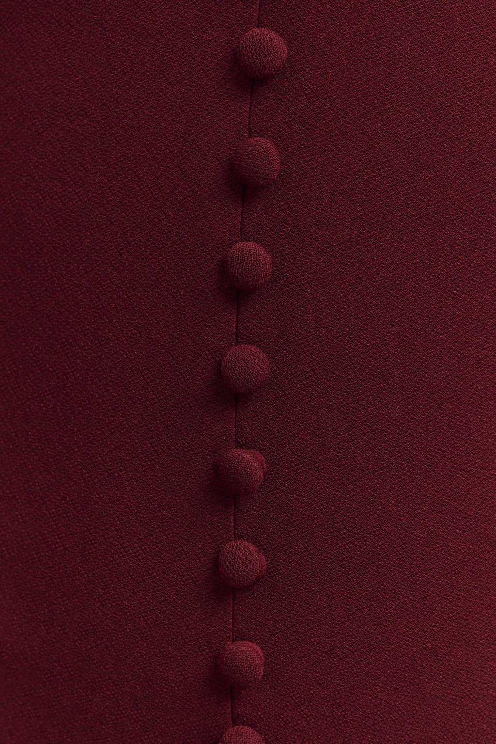 Annita Crepe Halter Midi Dress in Merlot – Chic&Drifts