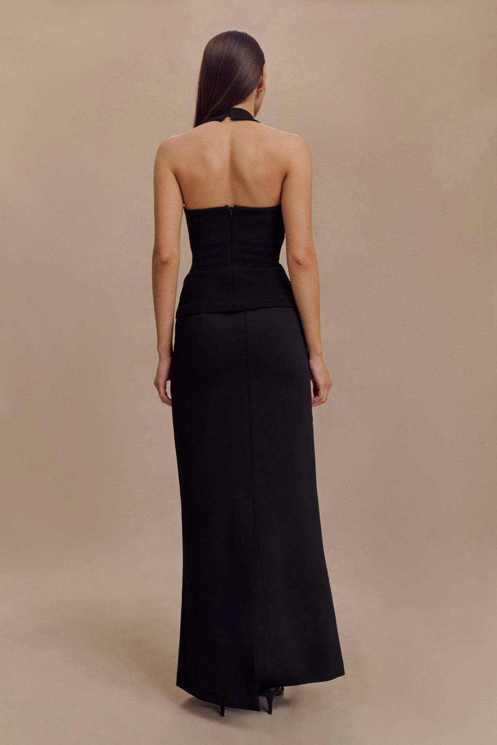 Amelita Suiting Halter Top in Black – Chic&Drifts