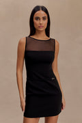 Posie Suiting Belted Mini Dress in Black – Chic&Drifts