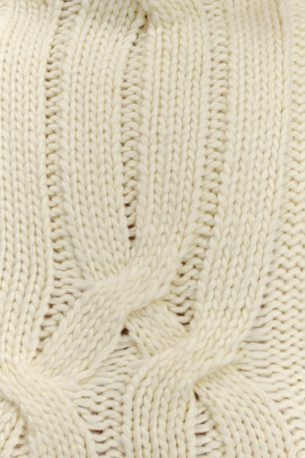 Roberta High Neck Cable Knit Top in Ivory – Chic&Drifts
