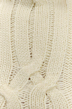 Roberta High Neck Cable Knit Top in Ivory – Chic&Drifts