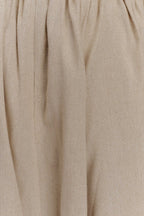 Clarence Linen A-Line Maxi Skirt in Natural – Chic&Drifts