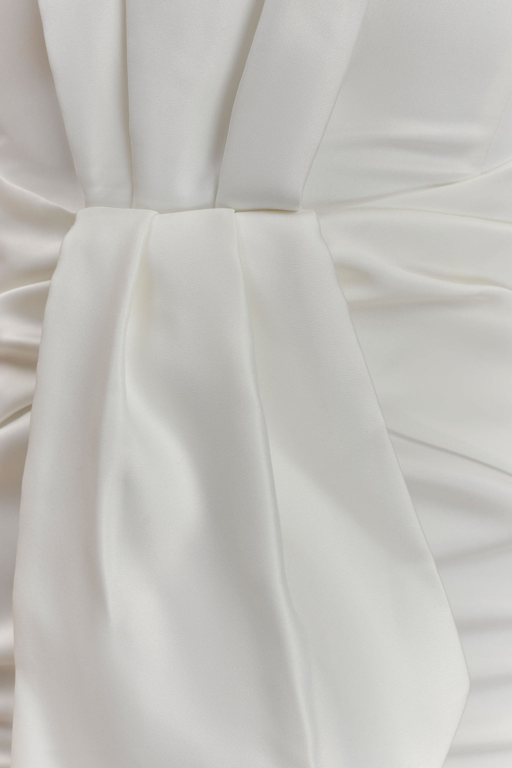 Cyrill Strapless Satin Structured Maxi Dress