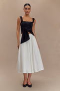 Bryony Satin Structured Sleeveless Top in Black – Chic&Drifts