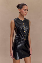Coralia Faux Leather Sleeveless Vest in Black – Chic&Drifts